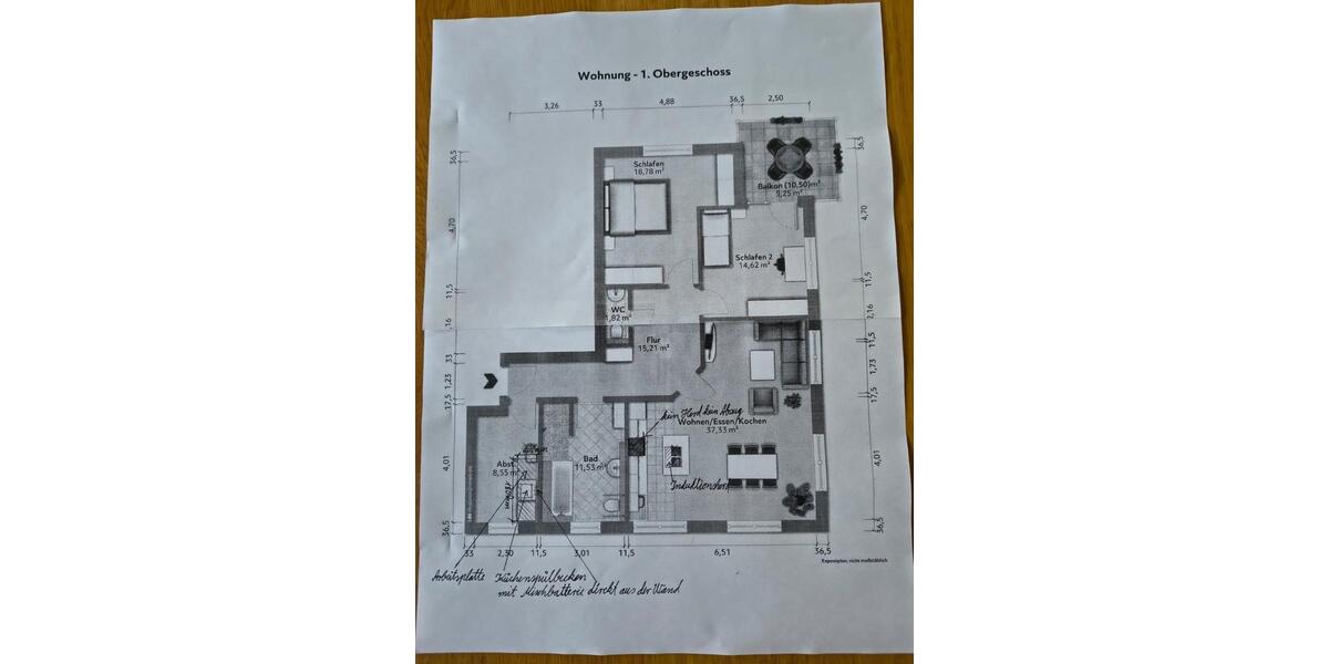 Etagenwohnung Bissendorf - 3 Zimmer, 114 m&sup2;, 1.450&euro; | Angebot:26033948