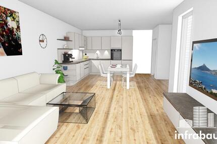 Traumhafte 2-ZKB in Leitershofen mit großer überdachter Loggia! Neubau! zimmer