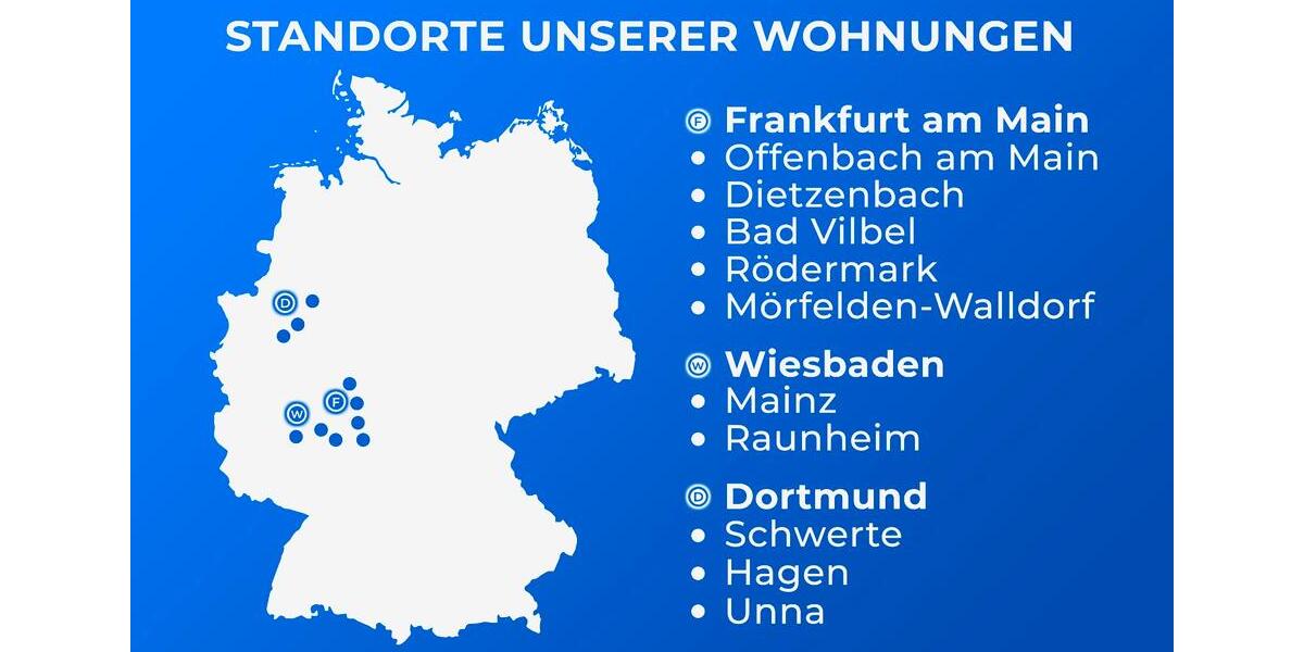 Wohnen auf Zeit Offenbach am Main - 3 Zimmer, 72 m&sup2;, 18&euro; | Angebot:26505055