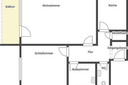 Wohnung Neustadt an der Weinstraße - 2 Zimmer, 75 m&sup2;, 537&euro; | Angebot:22957434