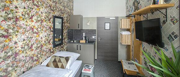 Wohnen auf Zeit Herford Falkendiek - 1 Zimmer, 16 m&sup2;, 59&euro; | Angebot:12346518