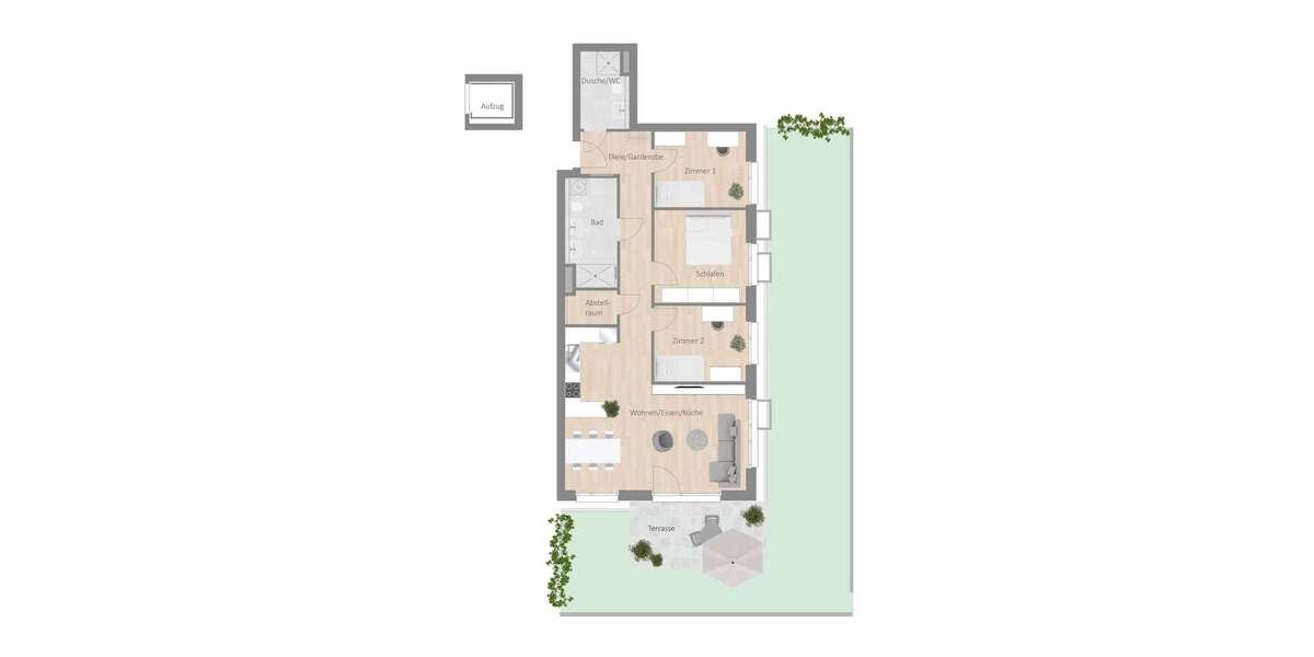 Etagenwohnung Besigheim - 4.5 Zimmer, 104 m&sup2;, 1.415&euro; | Angebot:27071253