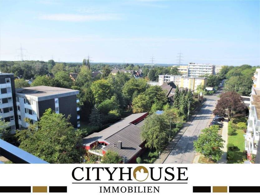 Cityhouse: Top Level, mit Aufzug und Panoramablick über Hilden, in sehr gepflegtem Haus!