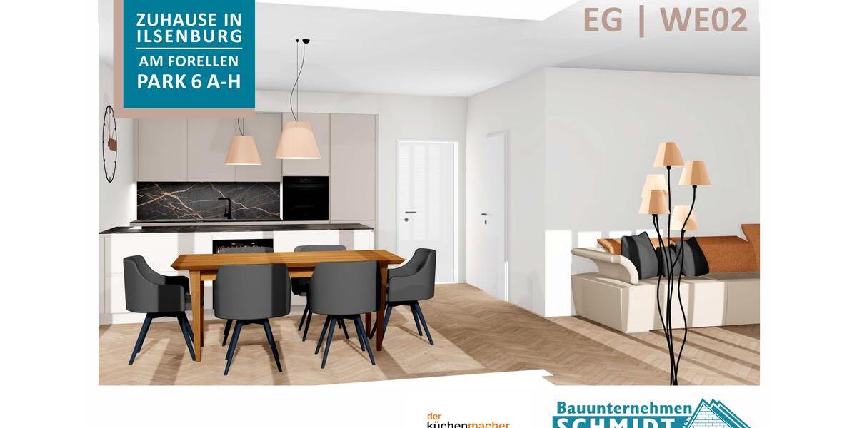 Erdgeschoßwohnung Ilsenburg (Harz) - 2 Zimmer, 65 m&sup2;, 820&euro; | Angebot:26021391