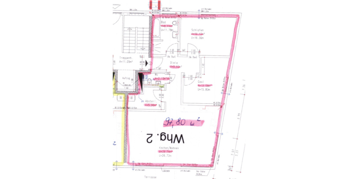 Neubau 3 -Zimmer-Wohnung mit Terrasse 3 zimmer