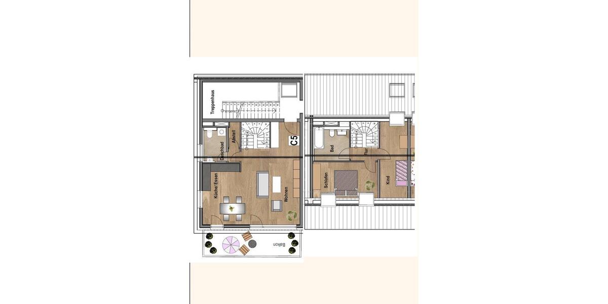 Maisonettenwohnung Elzach - 3.5 Zimmer, 92 m&sup2;, 1.400&euro; | Angebot:26689049