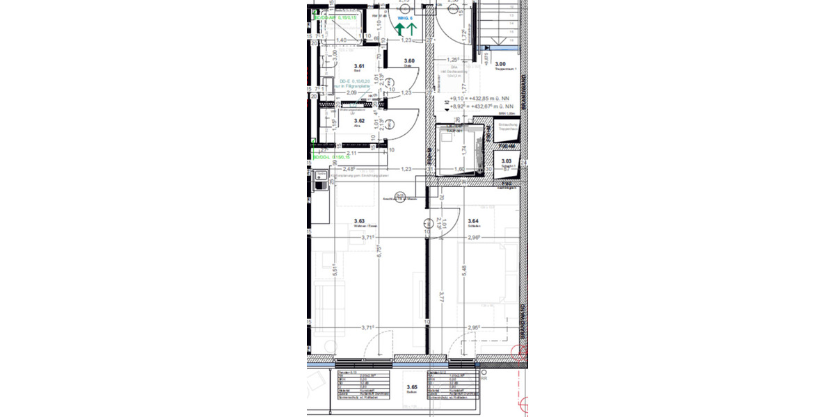 Etagenwohnung Pfaffenhofen an der Ilm - 2 Zimmer, 60 m&sup2;, 950&euro; | Angebot:24887374