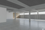 Gewerbehalle mit Büro zimmer
