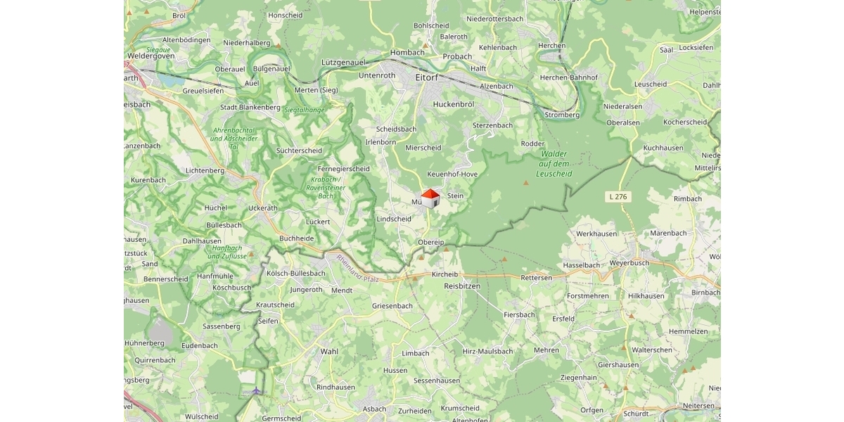 Moderne Maisonette-Wohnung mit Dachterrasse - Maisonettenwohnung Eitorf Mühleip | Angebot:26067659