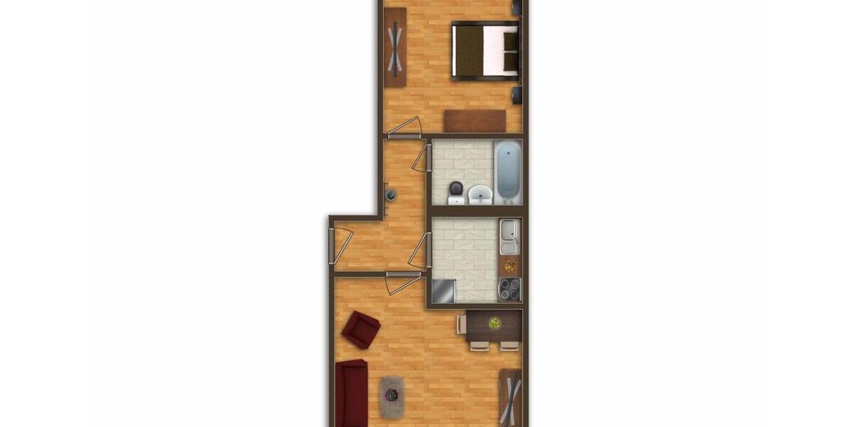Etagenwohnung Prenzlau - 2 Zimmer, 46 m&sup2;, 320&euro; | Angebot:26478357