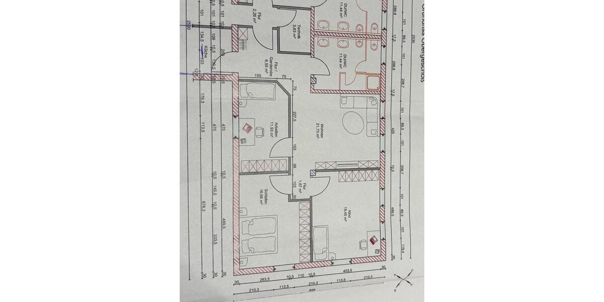 Etagenwohnung Neuental - 2 Zimmer, 109 m&sup2;, 1.100&euro; | Angebot:25548913