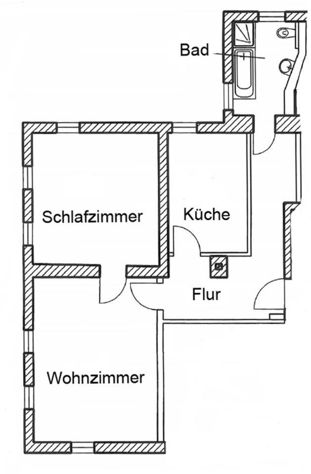 Ab sofort- Lichtdurchflutete 2-Zimmer Wohnung in ruhiger Lage zimmer