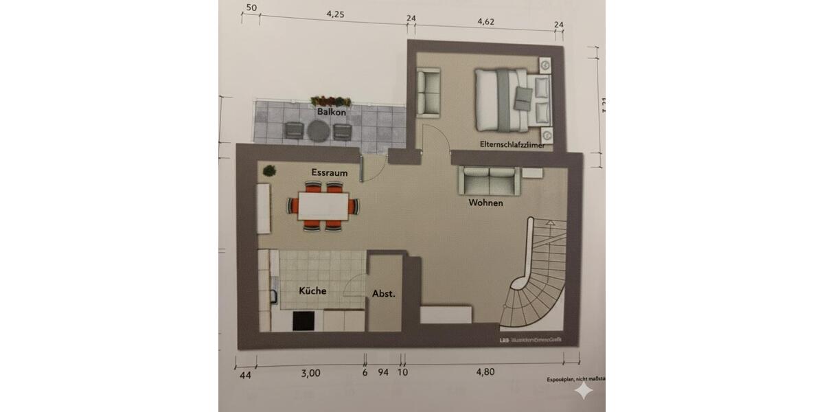 Reihenhaus Linnich - 5 Zimmer, 150 m&sup2;, 1.300&euro; | Angebot:25048638