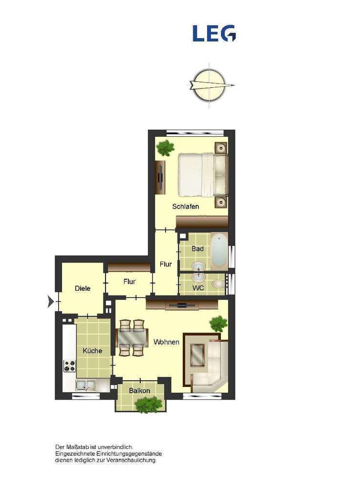 Wohnung zum Mieten in Köln 664 € 61 m²