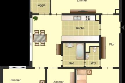 Wohnung Ritterhude - 1 Zimmer, 40 m&sup2;, 550&euro; | Angebot:25305910