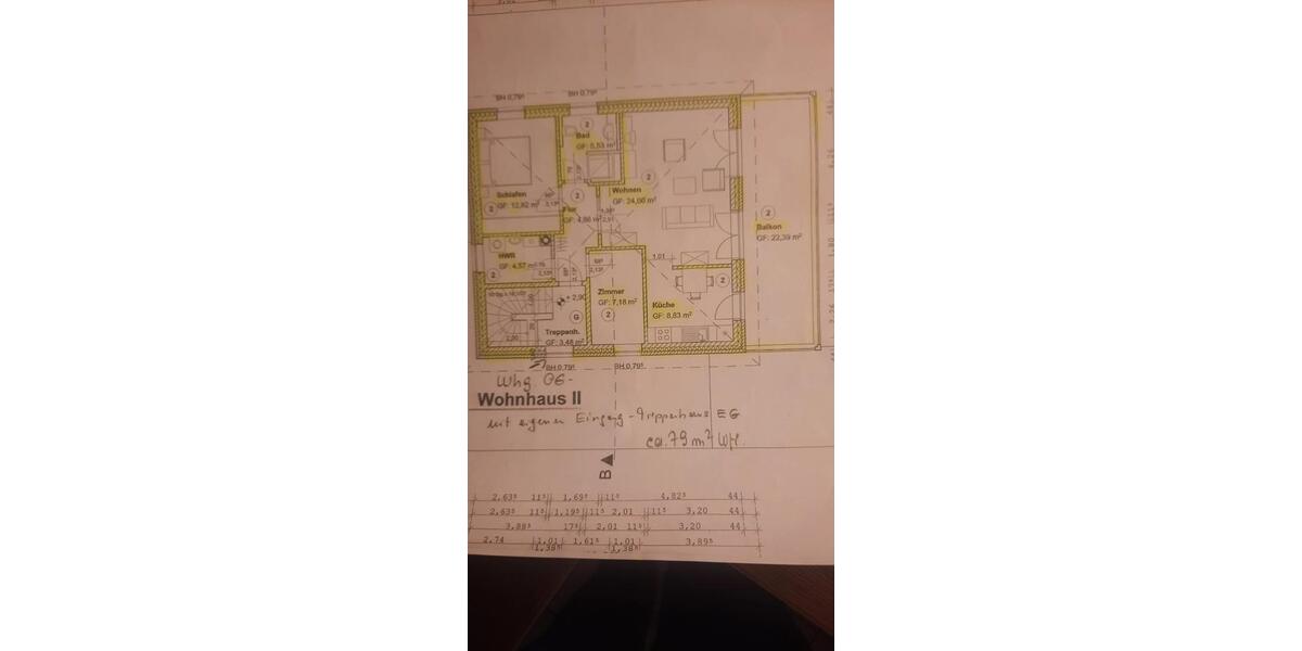 Etagenwohnung Vechta - 3 Zimmer, 79 m&sup2;, 790&euro; | Angebot:26688993