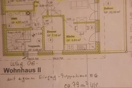 Wohnung Vechta - 3 Zimmer, 79 m&sup2;, 790&euro; | Angebot:26688993