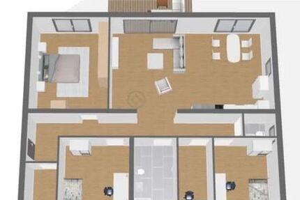 Große 4-Zimmer-Wohnung + Arbeitszimmer in modernem Neubau zimmer