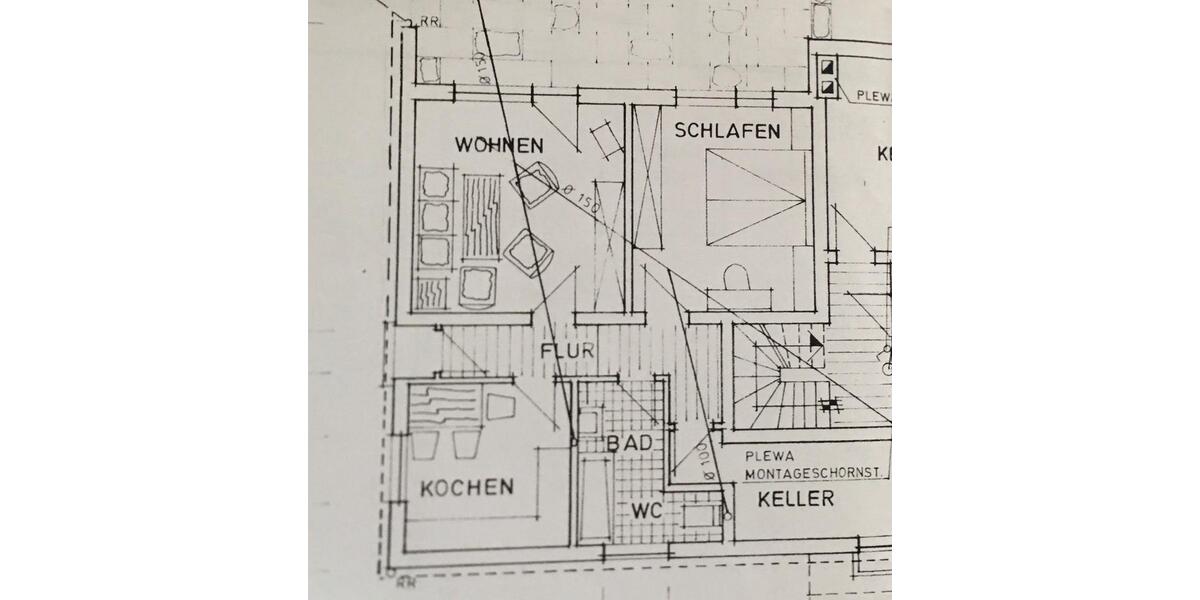 Erdgeschoßwohnung Wenden - 2 Zimmer, 56 m&sup2;, 650&euro; | Angebot:26492785