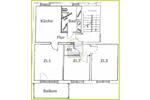 Erdgeschoßwohnung Meerane - 3 Zimmer, 82 m&sup2;, 595&euro; | Angebot:26098087