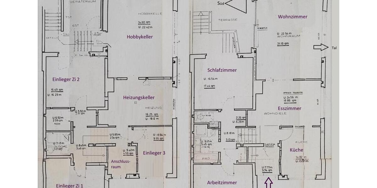 Einfamilienhaus mit Einliegerwohnung am Rand der Kernstadt-PB 7 zimmer