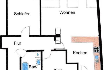 Wohnung Ilmenau - 3 Zimmer, 84 m&sup2;, 720&euro; | Angebot:26292628