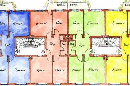 Wohnung Braunschweig Nordstadt - 3 Zimmer, 57 m&sup2;, 359&euro; | Angebot:26297101