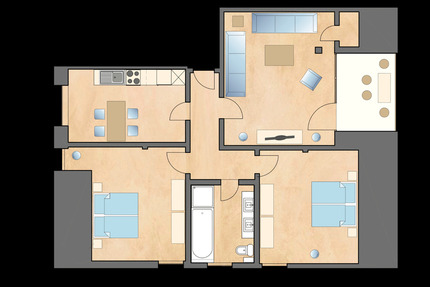 Lieper Winkel: 4-Zimmerwohnung in ruhiger idyllischer Lage 4 zimmer