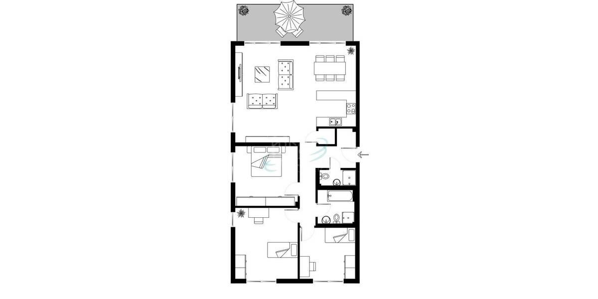 Etagenwohnung Schwäbisch Hall - 4 Zimmer, 133 m&sup2;, 1.580&euro; | Angebot:21445555