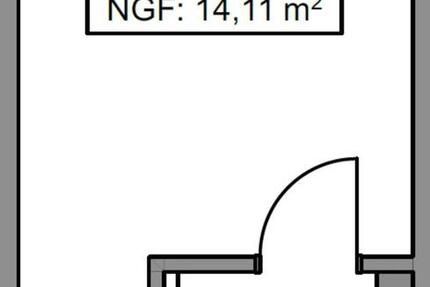 Helles vollmöbliertes kompaktes 1-Zi.-Appartement im grünen