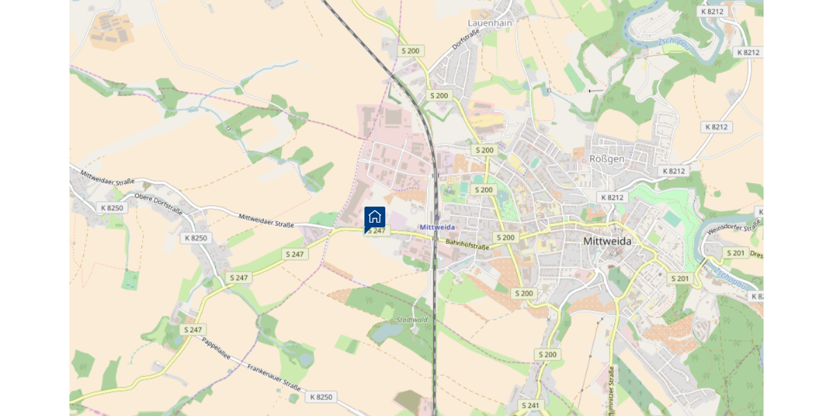 Hochwertig 4-Raum-Wohnung im 2.OG mit Balkon und Stellplatz - Etagenwohnung Mittweida | Angebot:25589101