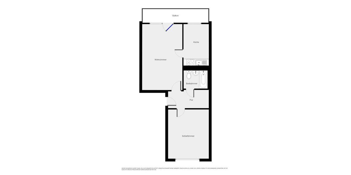 Etagenwohnung Aken (Elbe) - 2 Zimmer, 55 m&sup2;, 165&euro; | Angebot:25254795