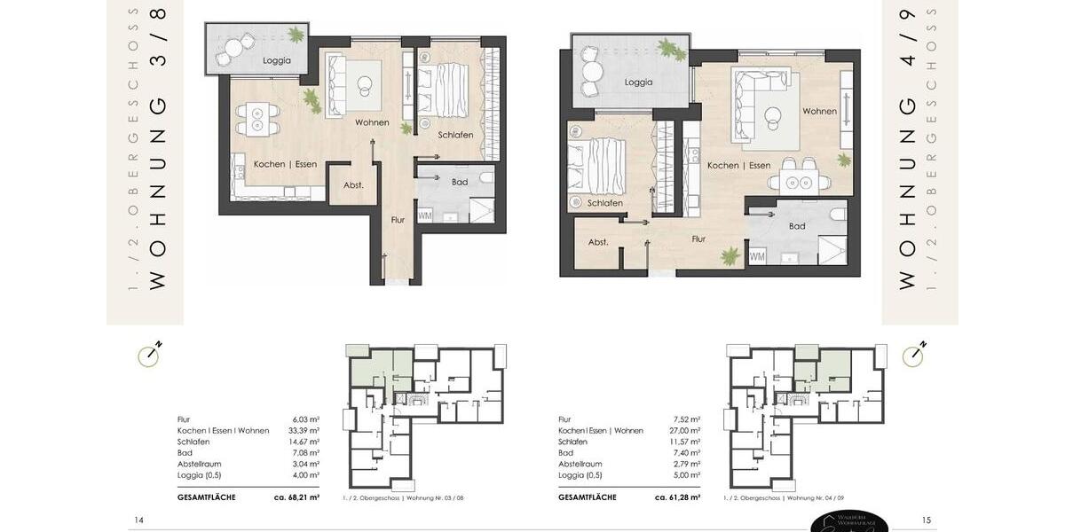 Etagenwohnung Walldürn - 3 Zimmer, 82 m&sup2;, 906&euro; | Angebot:25886675