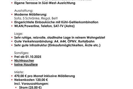 APPARTEMENT ZU VERMIETEN Jülich-Nord | von privat