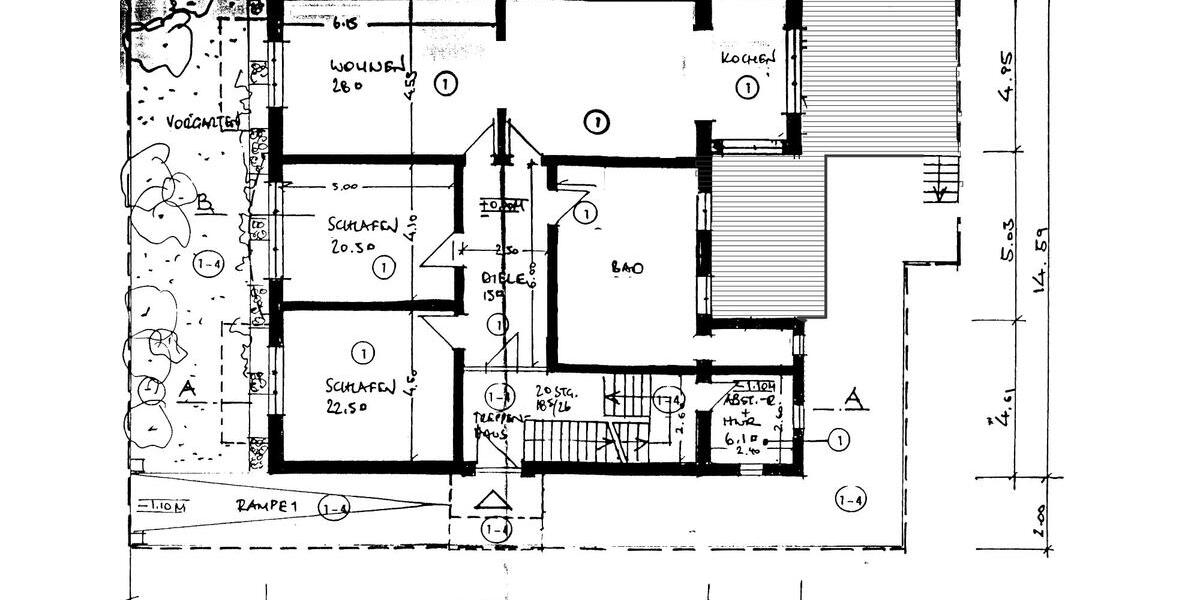 Erdgeschoßwohnung Bad Oeynhausen - 4 Zimmer, 176 m&sup2;, 1.265&euro; | Angebot:22479772