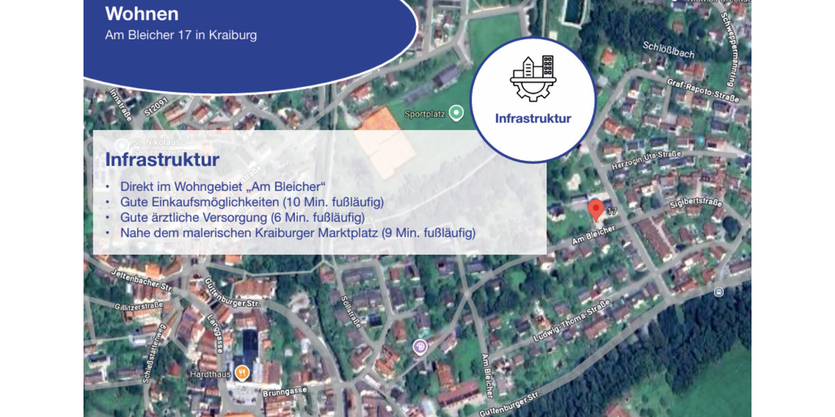 Dachgeschoßwohnung Kraiburg am Inn - 2 Zimmer, 75 m&sup2;, 980&euro; | Angebot:25940423