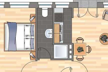 Wohnung zum Mieten in Düsseldorf 609 € 51.25 m²