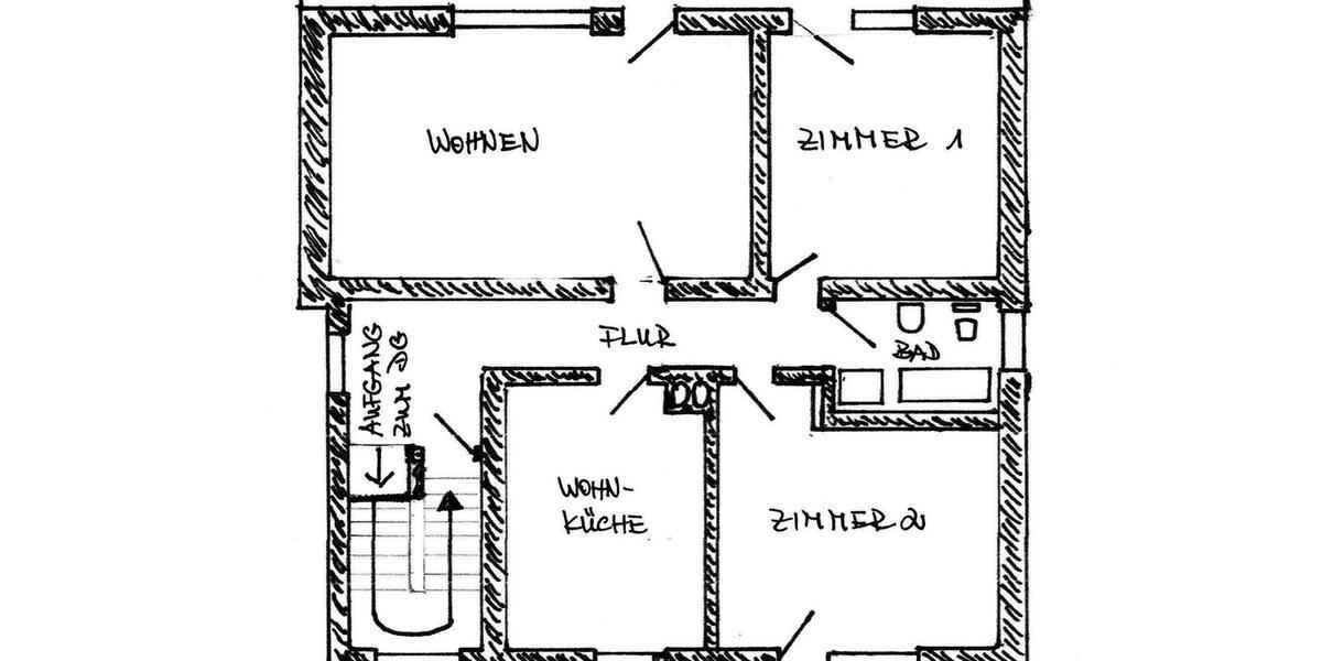 Maisonettenwohnung Rodalben - 5 Zimmer, 170 m&sup2;, 980&euro; | Angebot:23557912