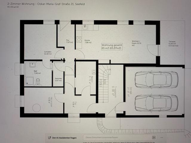 Terrassenwohnung Seefeld - 2 Zimmer, 65 m&sup2;, 1.235&euro; | Angebot:26445823
