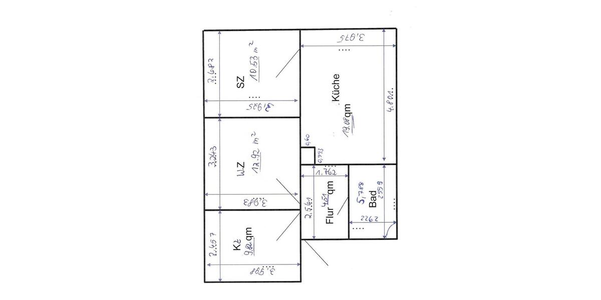 Erdgeschoßwohnung Lichtenau - 3 Zimmer, 62 m&sup2;, 405&euro; | Angebot:24768978