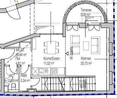 Erdgeschoßwohnung München Ludwigsvorstadt-Isarvorstadt - 3 Zimmer, 98 m&sup2;, 2.150&euro; | Angebot:24234841
