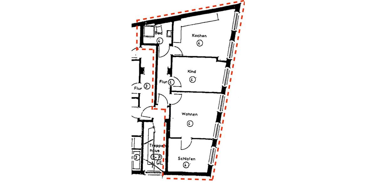 3 ZKB - Innenstadt Fischerstadt Minden ab 1.3.2026 von privat 3 zimmer
