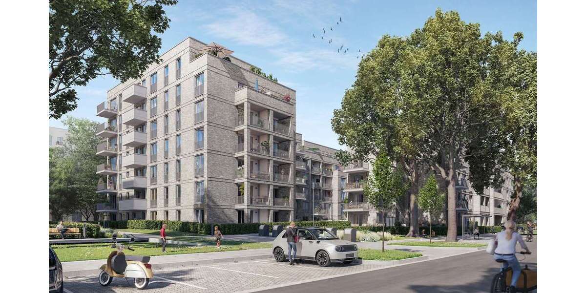 Etagenwohnung Hamburg Groß Borstel - 2 Zimmer, 59 m&sup2;, 1.449&euro; | Angebot:27201242
