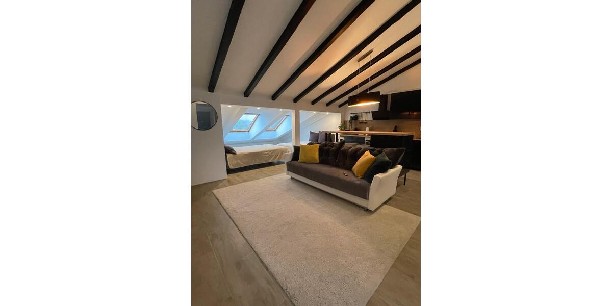 Moderne Dachgeschoss-Loftwohnung – ideal als Übergangswohnung 1 zimmer