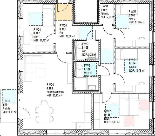 Etagenwohnung Lotte Büren - 5 Zimmer, 116 m&sup2;, 1.450&euro; | Angebot:25670043