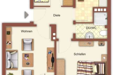 Wohnung zum Mieten in Mönchengladbach 529 € 47 m² 3 zimmer