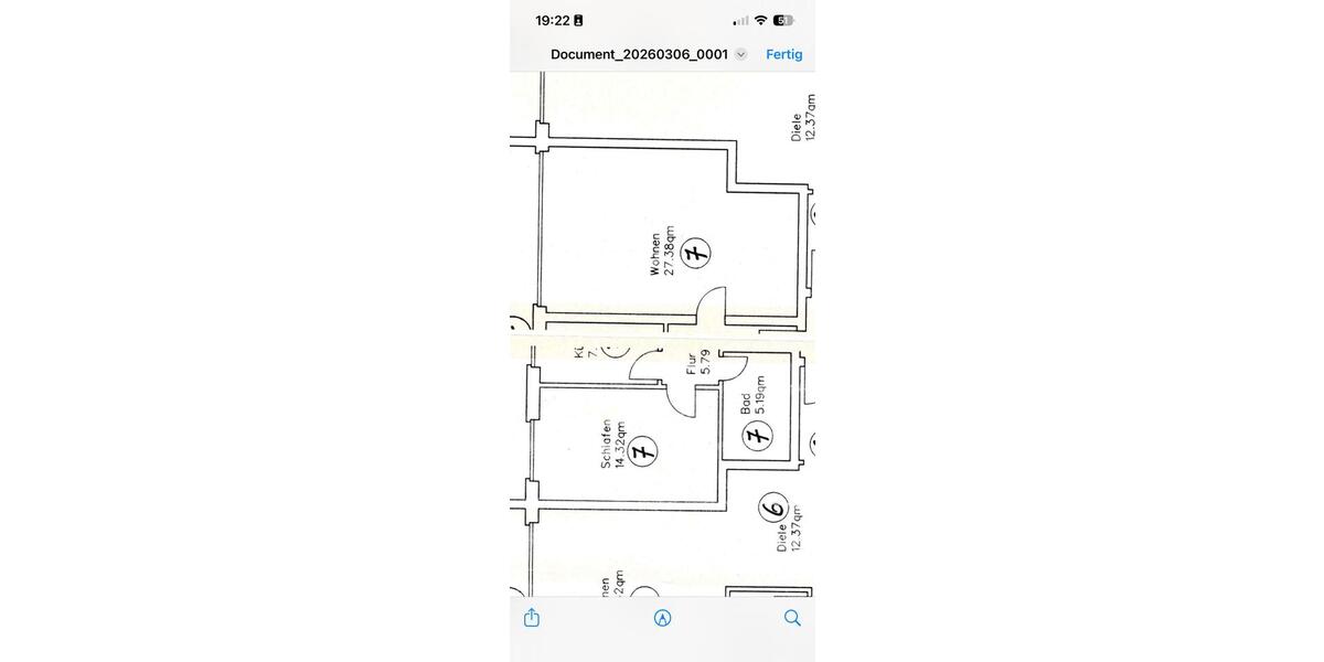 Erdgeschoßwohnung Leiferde - 2 Zimmer, 60 m&sup2;, 590&euro; | Angebot:26122641