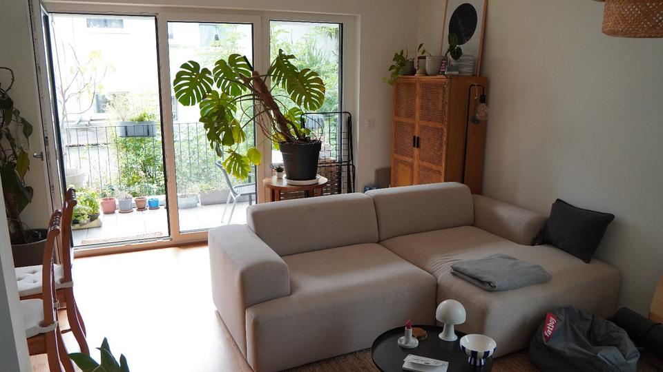 Ruhig & im Grünen: Sonnige 2Z im Loftstil mit eigenem Süd-Garten 2 zimmer