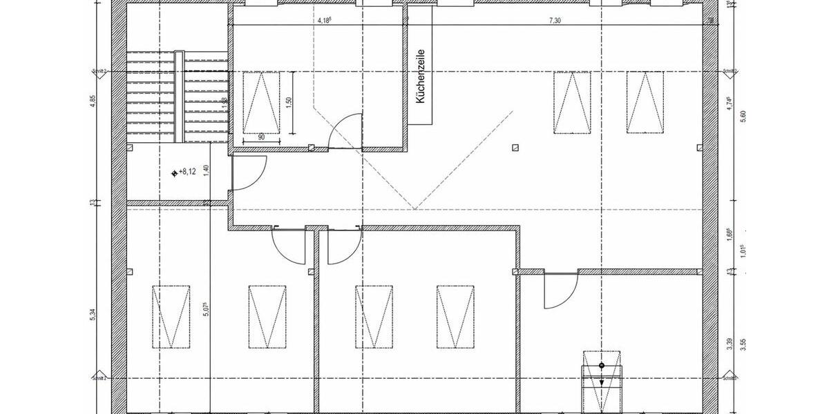 Dachgeschoßwohnung Schönebeck (Elbe) - 4 Zimmer, 110 m&sup2;, 800&euro; | Angebot:26249664
