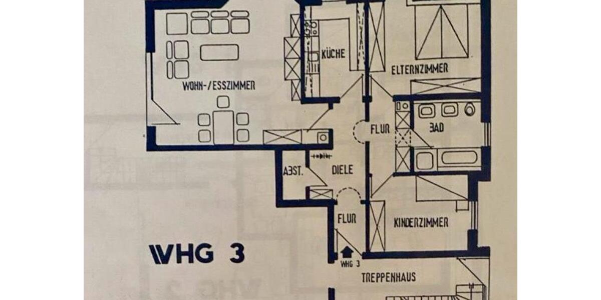 Terrassenwohnung Schlüsselfeld - 3 Zimmer, 93 m&sup2;, 930&euro; | Angebot:26222508